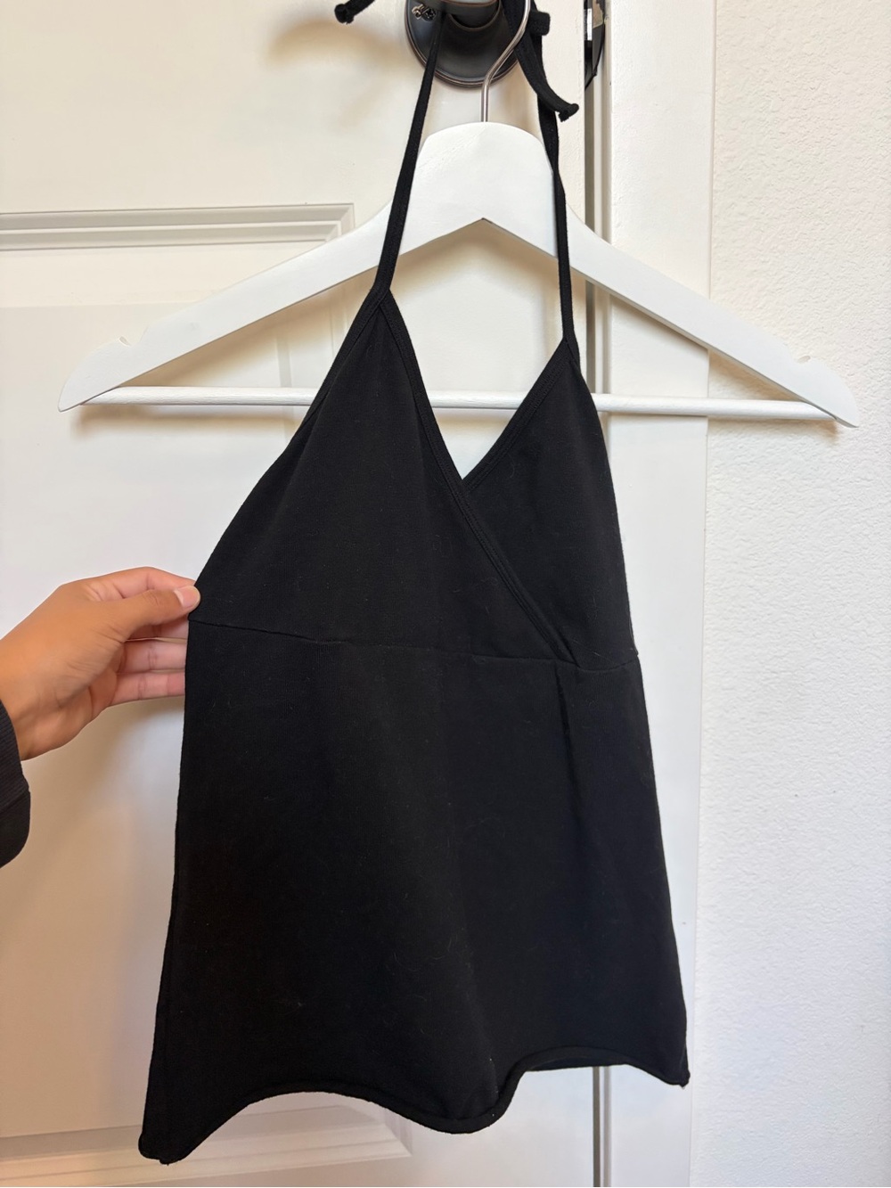 Brandy Melville Black Halter Wrap Camisole XS/S